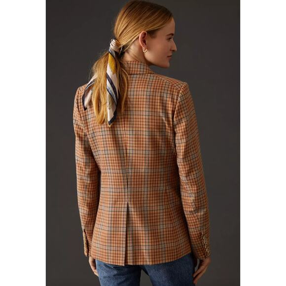 NEW PAIGE $598 Londyn Blazer + Avedon Trouser Bronze Dust Set - Picture 12 of 12